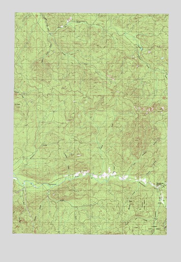 Necanicum Junction, OR USGS Topographic Map