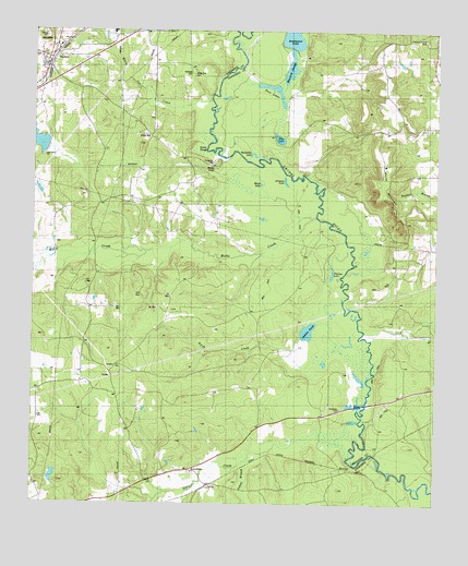 Neches, TX USGS Topographic Map