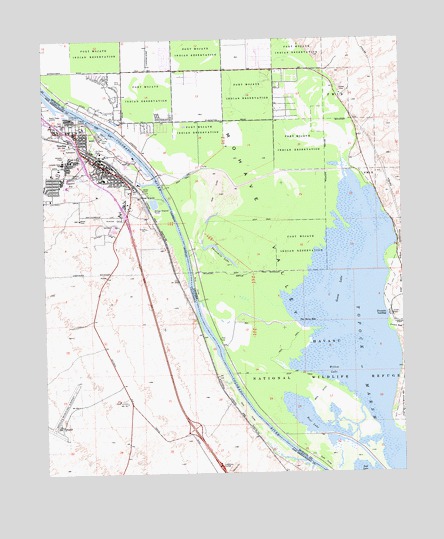 Needles, CA USGS Topographic Map