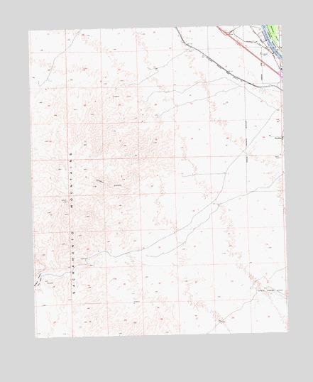 Needles SW, CA USGS Topographic Map