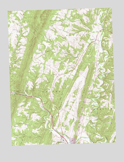 Needmore, PA USGS Topographic Map