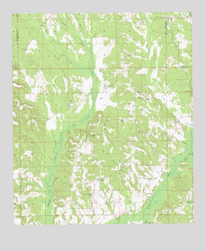 Needmore, AL USGS Topographic Map