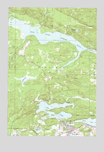 Negaunee SW, MI USGS Topographic Map