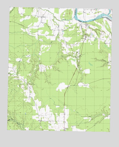 Negley, TX USGS Topographic Map