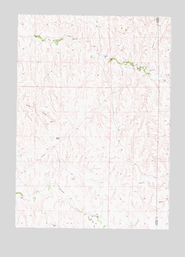 Negro Butte, WY USGS Topographic Map