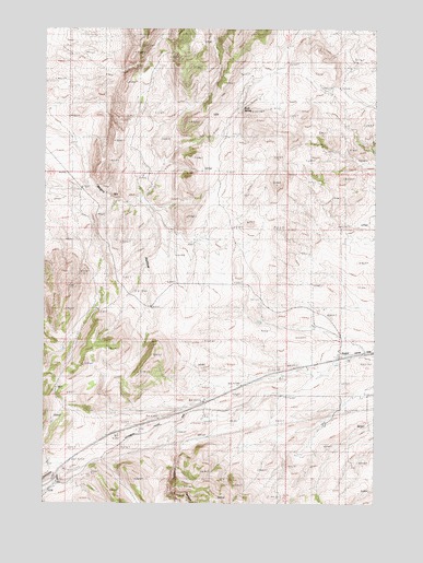 Negro Hollow, MT USGS Topographic Map