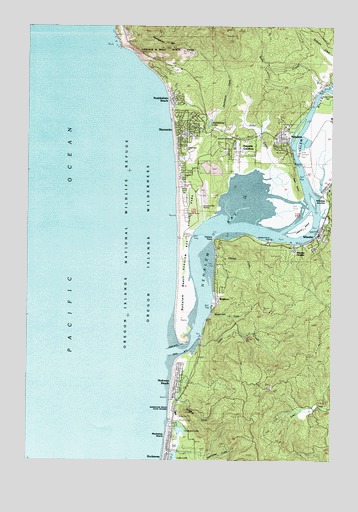 Nehalem, OR USGS Topographic Map