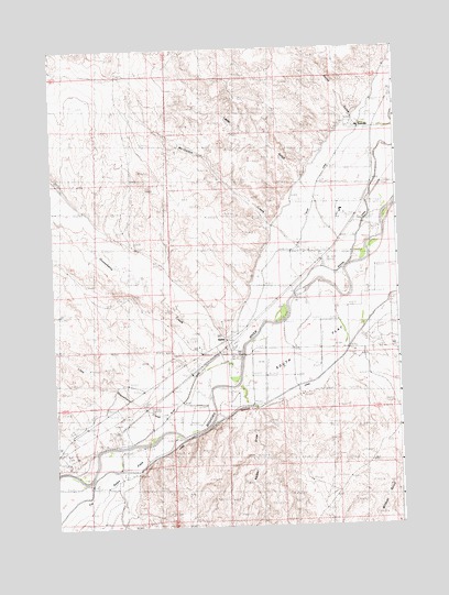 Neiber, WY USGS Topographic Map