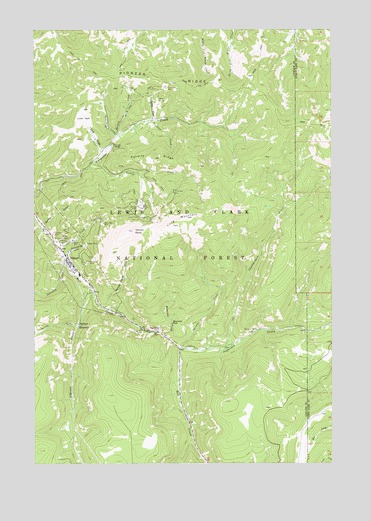 Neihart, MT USGS Topographic Map