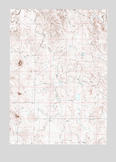 Neil Butte, WY USGS Topographic Map