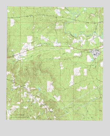 Bellamy, AL USGS Topographic Map
