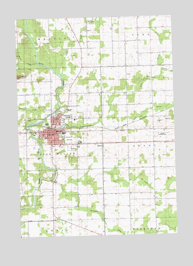 Neillsville, WI USGS Topographic Map