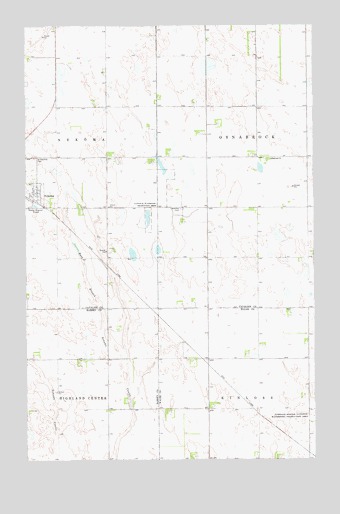 Nekoma, ND USGS Topographic Map