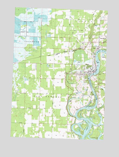 Nekoosa, WI USGS Topographic Map
