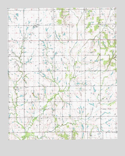 Nellie, OK USGS Topographic Map