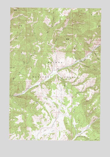 Nelson, MT USGS Topographic Map