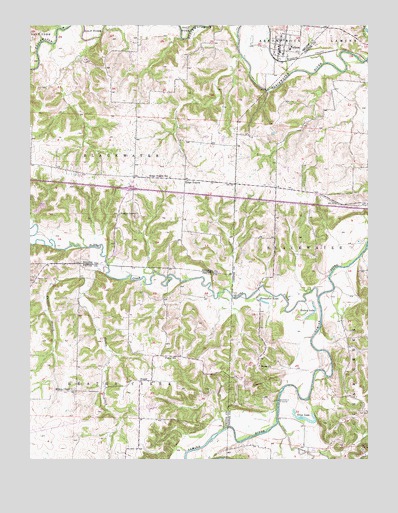 Nelson, MO USGS Topographic Map