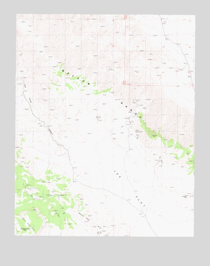 Nelson Range, CA USGS Topographic Map