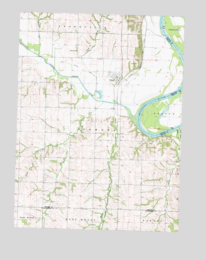Nemaha, NE USGS Topographic Map