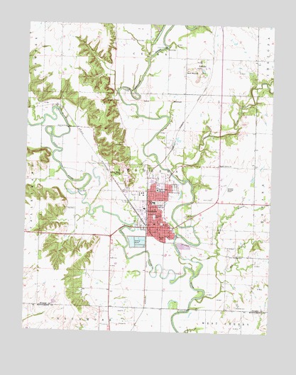 Neodesha, KS USGS Topographic Map