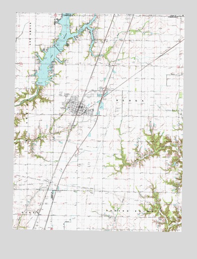 Neoga, IL USGS Topographic Map