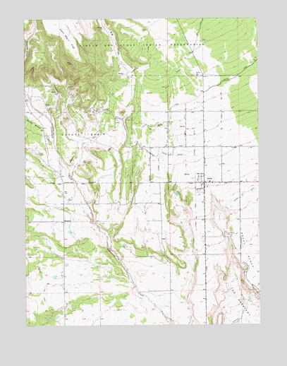 Neola, UT USGS Topographic Map