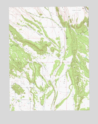 Neola NW, UT USGS Topographic Map