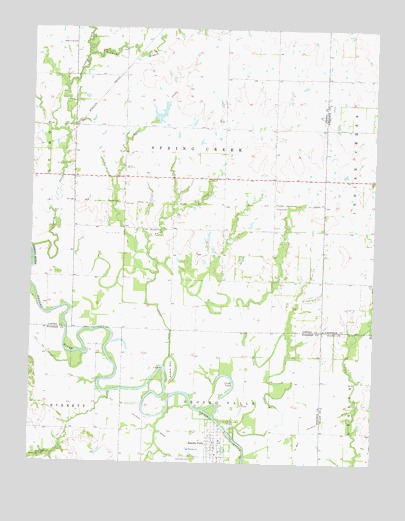 Neosho Falls, KS USGS Topographic Map