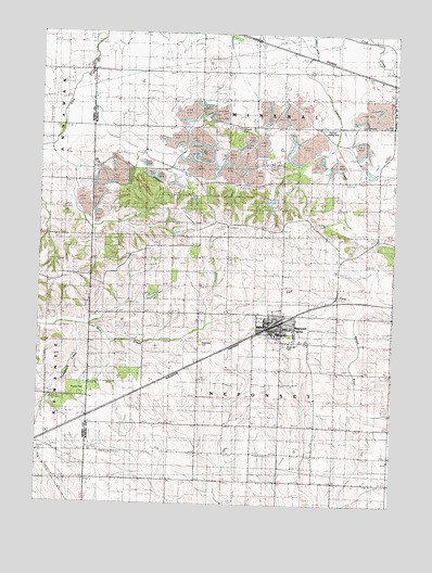 Neponset, IL USGS Topographic Map
