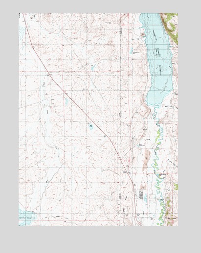 Neponset Reservoir NE, UT USGS Topographic Map