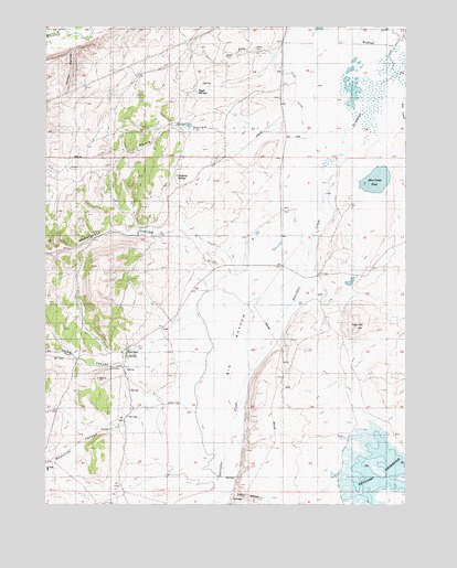 Neponset Reservoir NW, UT USGS Topographic Map