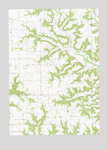 Nerike Hill, WI USGS Topographic Map