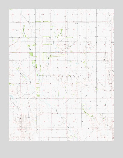 Nescatunga Creek North, KS USGS Topographic Map