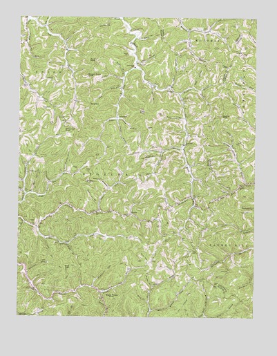 Nestlow, WV USGS Topographic Map