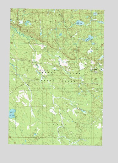 Nestoria, MI USGS Topographic Map
