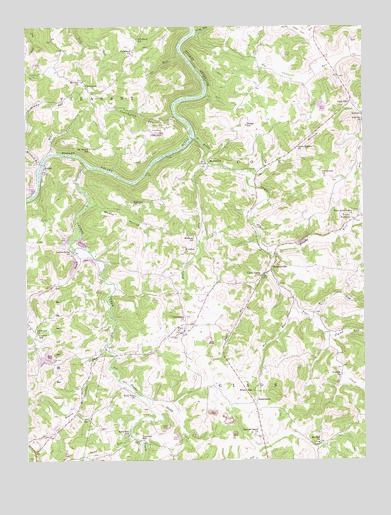Nestorville, WV USGS Topographic Map