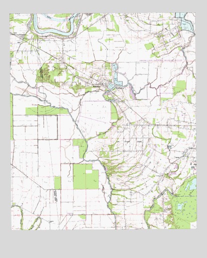 Belle d'Eau, LA USGS Topographic Map