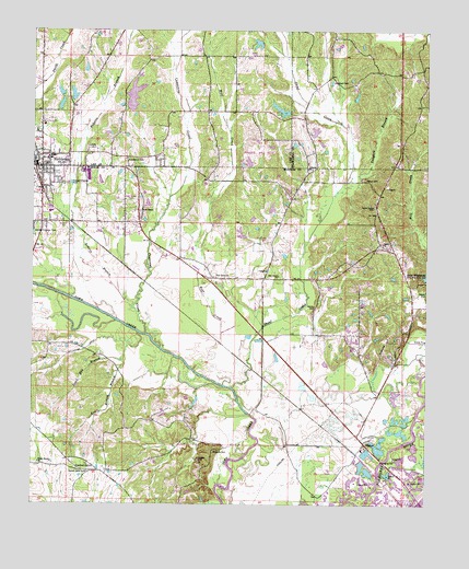 Nettleton, MS USGS Topographic Map