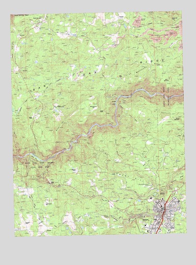 Nevada City, CA USGS Topographic Map