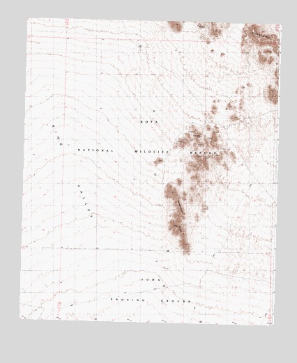 Neversweat Ridge, AZ USGS Topographic Map