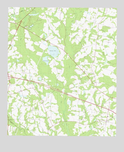 Nevils, GA USGS Topographic Map
