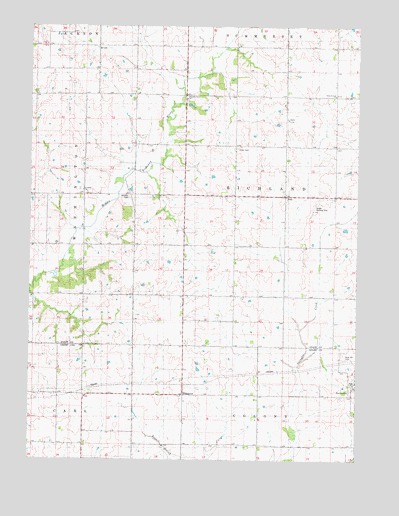 Nevinville, IA USGS Topographic Map