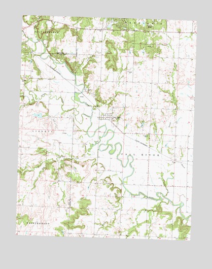 New Albany, KS USGS Topographic Map