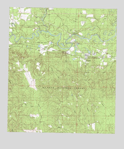 New Augusta, MS USGS Topographic Map