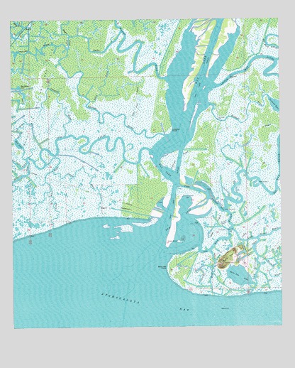 Belle Isle, LA USGS Topographic Map