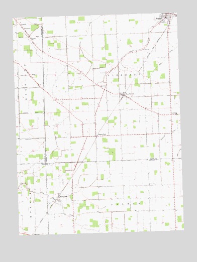 New Bavaria, OH USGS Topographic Map