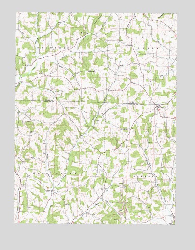 New Bedford, OH USGS Topographic Map