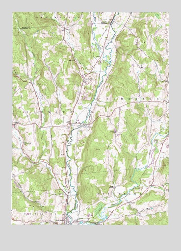 New Berlin North, NY USGS Topographic Map