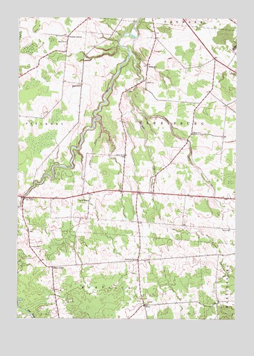 New Boston, NY USGS Topographic Map