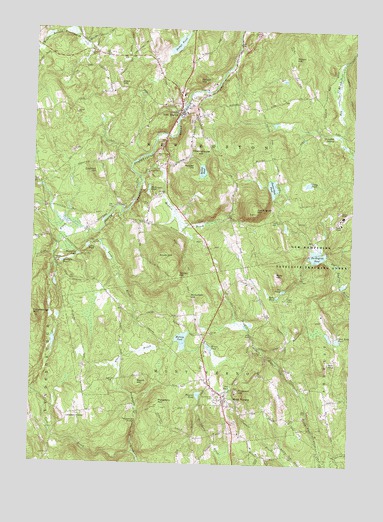 New Boston, NH USGS Topographic Map